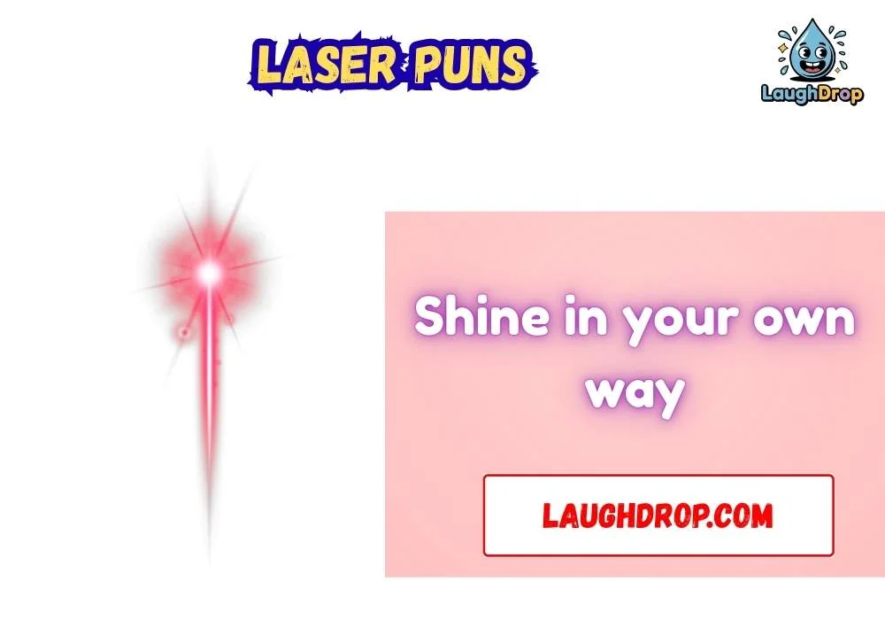 Clever Laser Wordplay