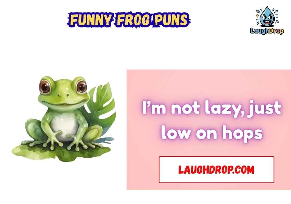 Funny Frog Puns