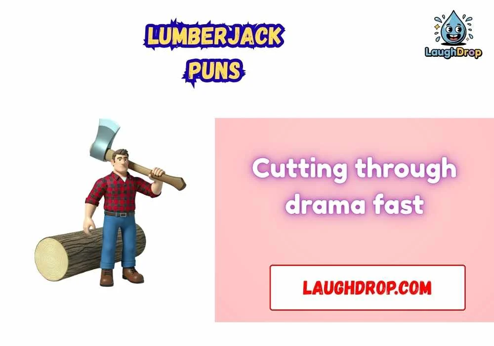 Silly, Sassy & Bold Lumberjack Puns