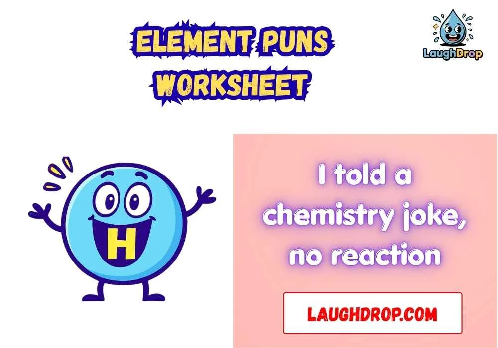 Element Puns Worksheet