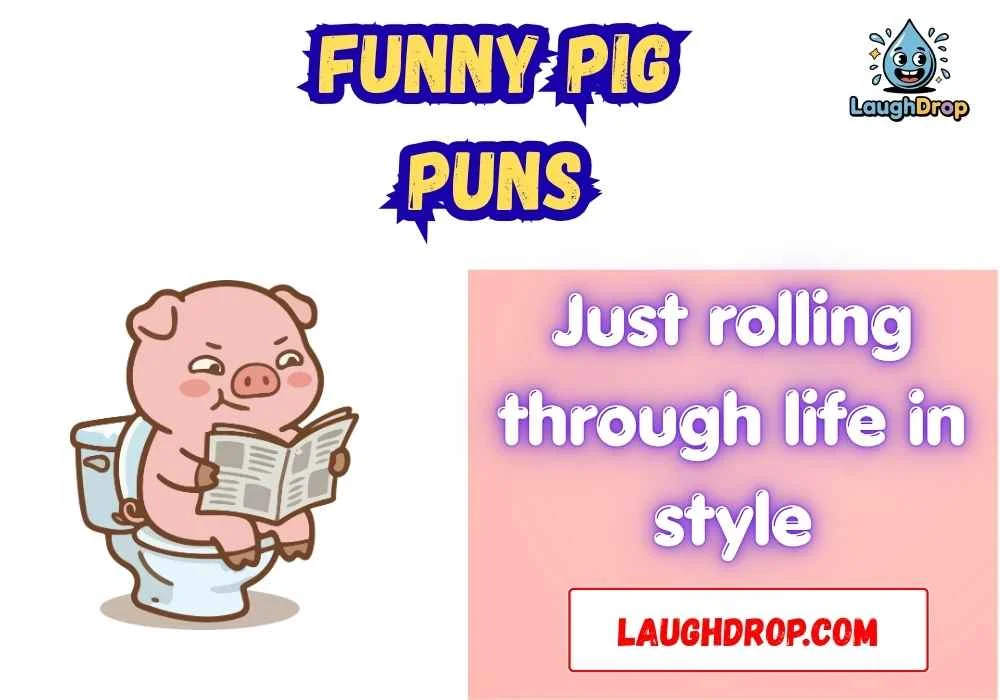 Clever Funny Pig Wordplay
