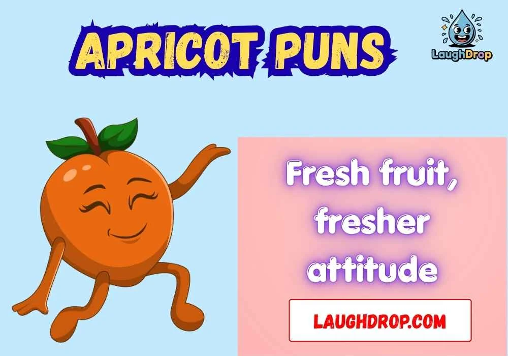 Clever Apricot Wordplay for Instagram